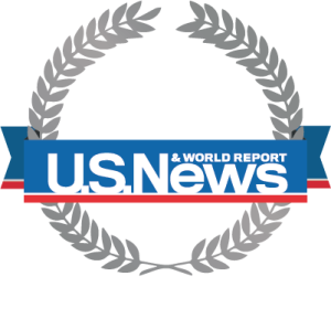 circular leaf pattern with US News High Performing Hospitals, Knee Replacement