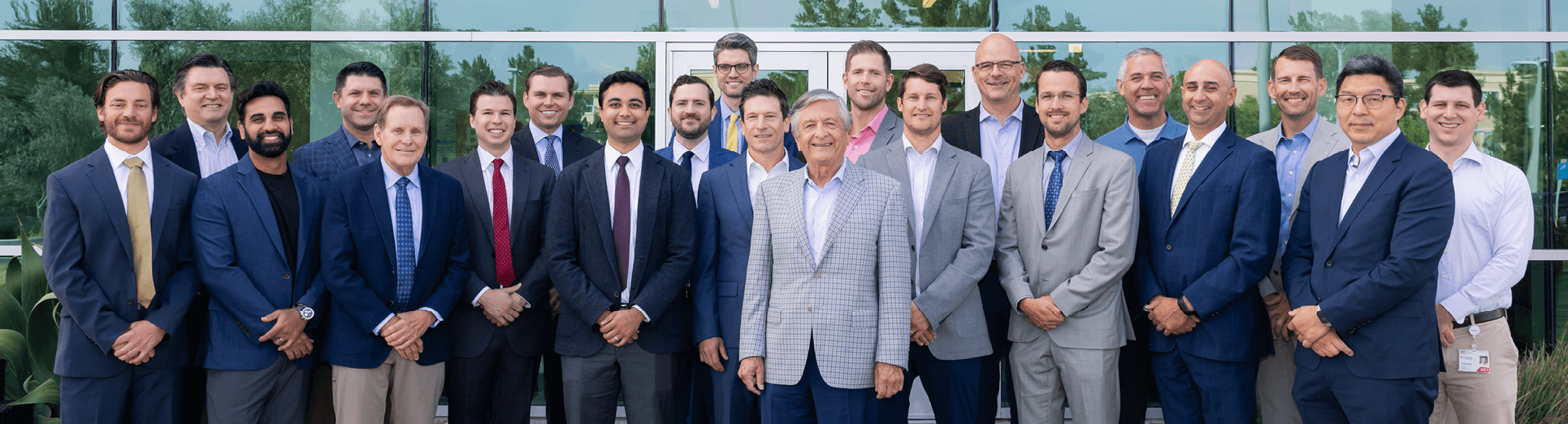 large group of men in suits