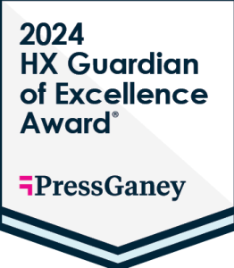 2024 HX Guardian of Excellence Award from Press Ganey